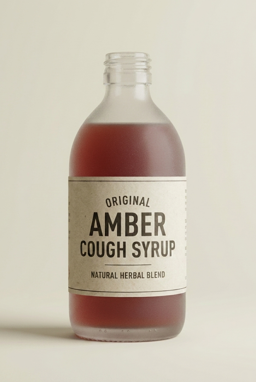Amber Original Cough Syrup Natural Herbal Blend (200 ml)