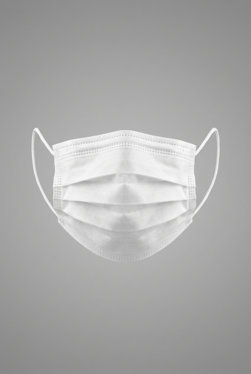 3-Ply Disposable Face Masks (Box of 50)