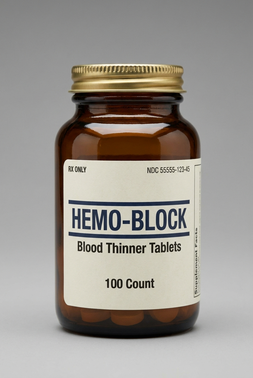 HEMO-BLOCK Blood Thinner Tablets 75 mg (90 Tablets)